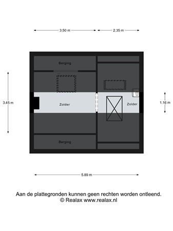 Floorplan - Almarestraat 13, 3752 EJ Bunschoten-Spakenburg
